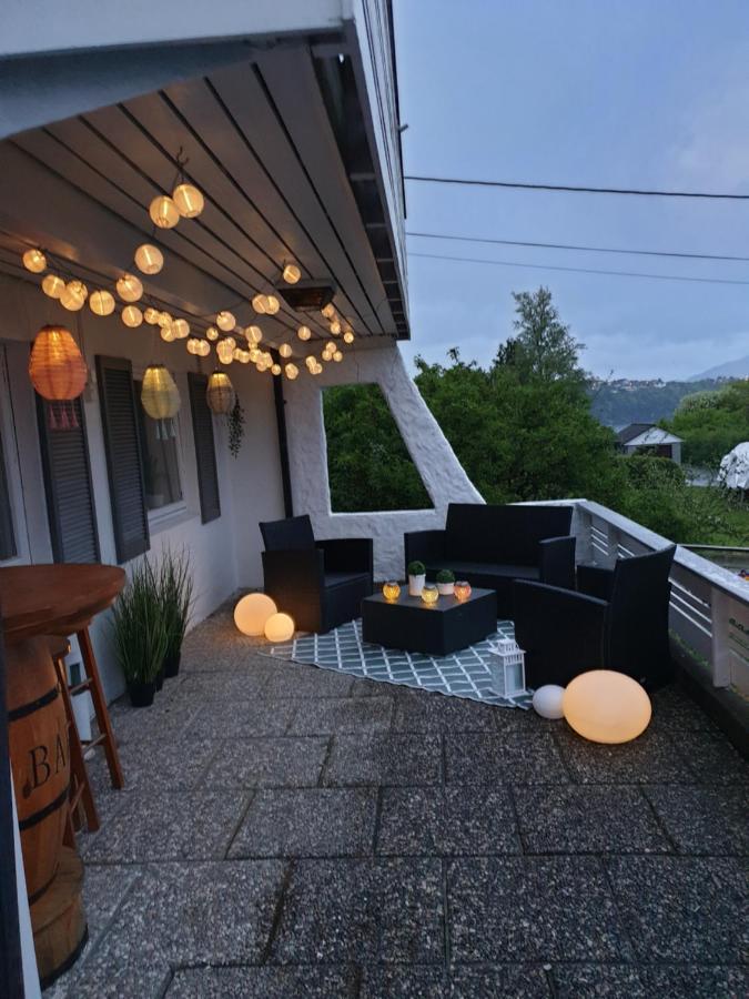 Bergen With Fjord View